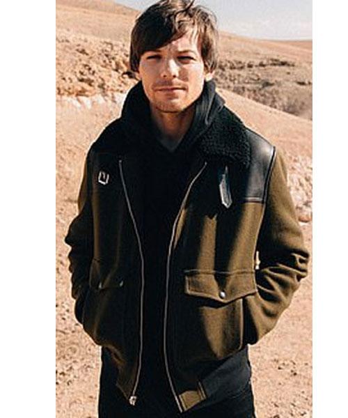 Louis Tomlinson Brown Leather Jacket - New American Jackets