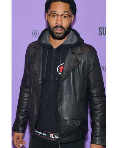 Nnamdi Asomugha Sundance Premiere Leather Jacket