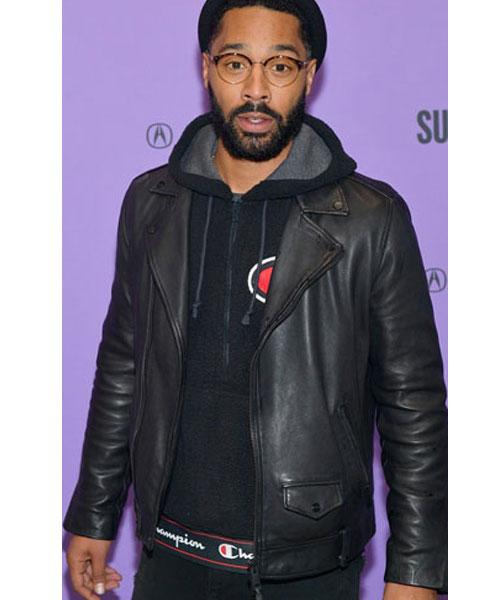 Nnamdi Asomugha Sundance Premiere Leather Jacket