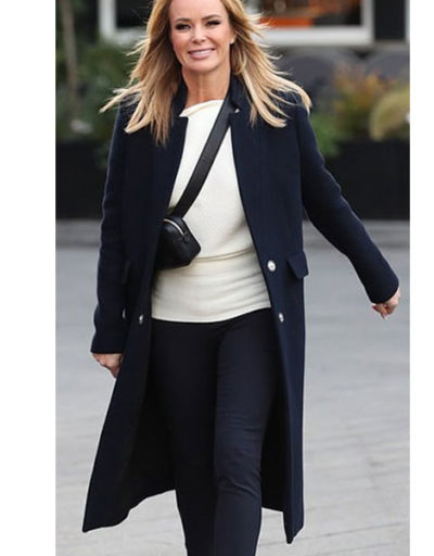 Radio Studios Blue Wool Coat