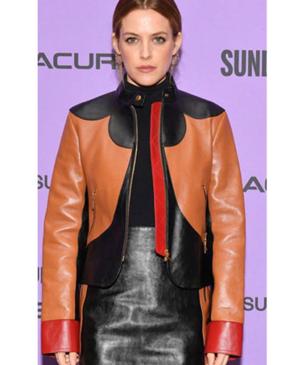 Riley Keough 2020 Sundance Film Festival Leather Jacket