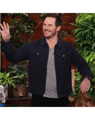 Chris Pratt The Ellen DeGeneres Show Cotton Jacket