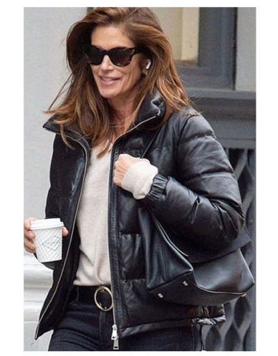 Cindy Crawford Solo Stroll Black Cotton Jacket
