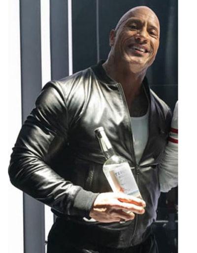 Dwayne the Rock Johnson Super Bowl Teremana Leather Jacket