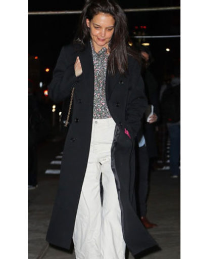 Katie Holmes Brahms The Boy 2 Black Wool Coat