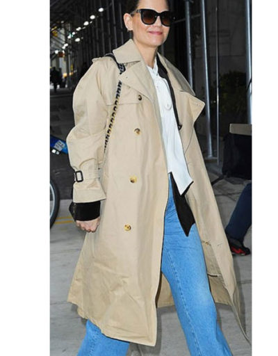 Katie Holmes The Secret Dare to Dream Promotes Coat