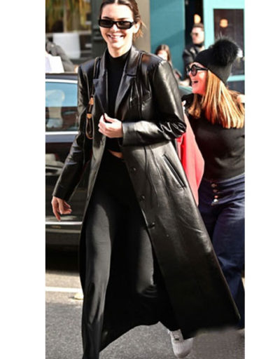 Kendall Jenner Rocks Matrix Trench Coat