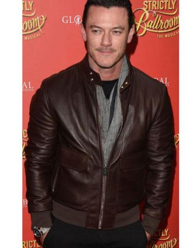 Luke Evans Strictly Ballroom Leather Jacket