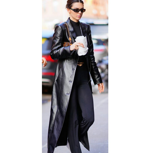 Kendall Jenner Rocks Matrix Trench Coat