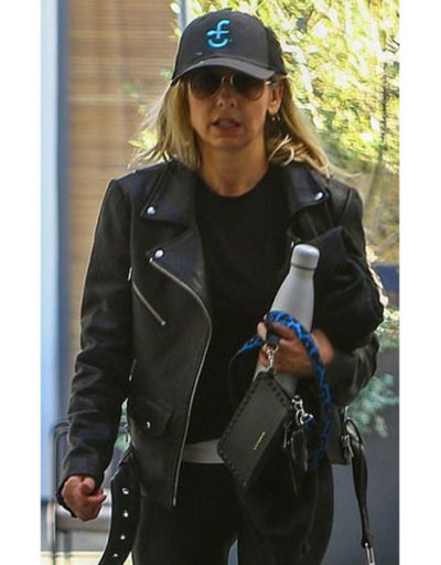 Sarah Michelle Gellar Motorcycle Leather Jacket