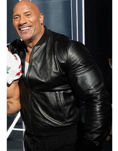 Super Bowl Teremana Dwayne the rock johnson Leather Jacket