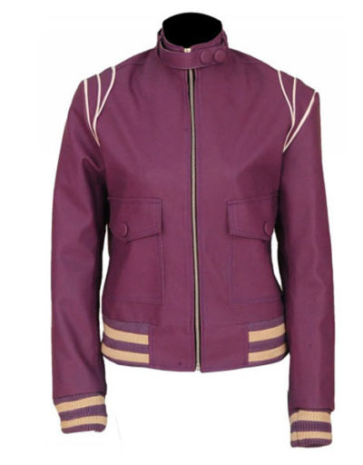 Alison Brie Glow Ruth Wilder Leather Jacket