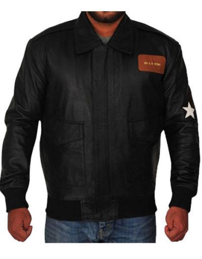 Bob Crane Col Hogans Heroes Leather Jacket