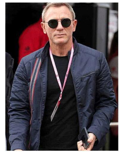 Daniel Craig No Time To Die 007 Leather Jacket