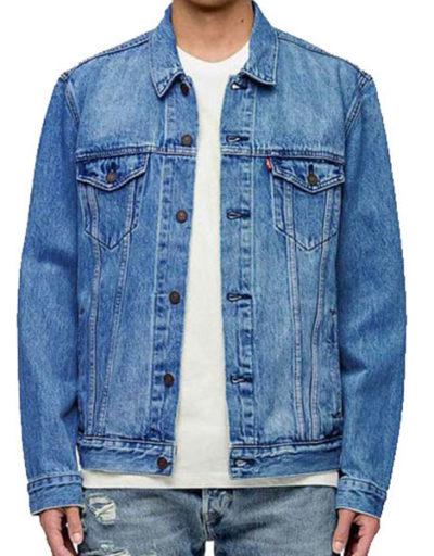 Dwayne Johnson Hobbs & Shaw Rock Blue Denim Jacket
