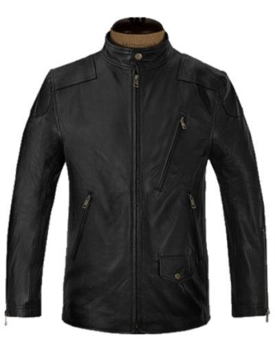 Tom Hardy Venom Black Leather Jacket