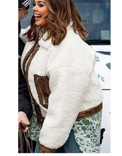 White Shearling Jacket