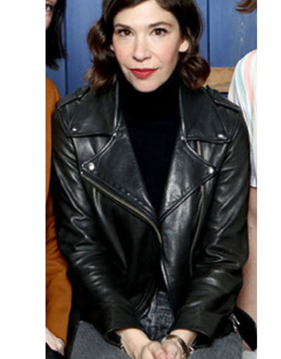 Carrie Brownstein Acura Festival Village Leather Jacket
