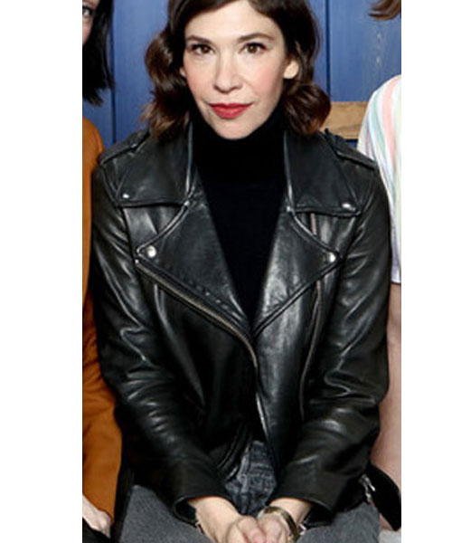 Carrie Brownstein Acura Festival Village Leather Jacket