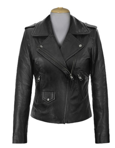 Krysten Ritter Jessica Jones Black Leather Jacket
