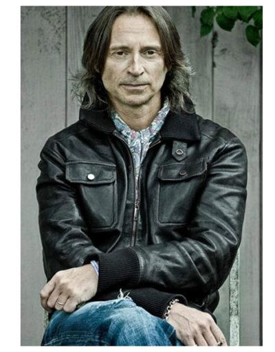 Robert Carlyle Cobra Black Leather Jacket