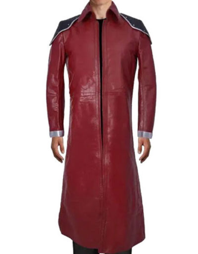 FF VII Genesis Rhapsodos Trench Leather Coat