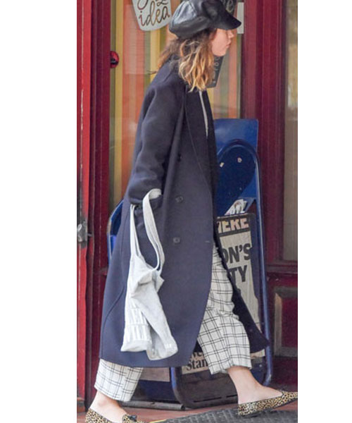 Lily James London Wool Coat - Image 2