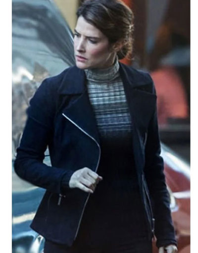 Maria Hill Spider Man Far From Home Suede Jacket
