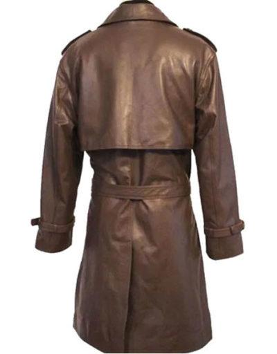 Shaft Richard Roundtree Leather Coat