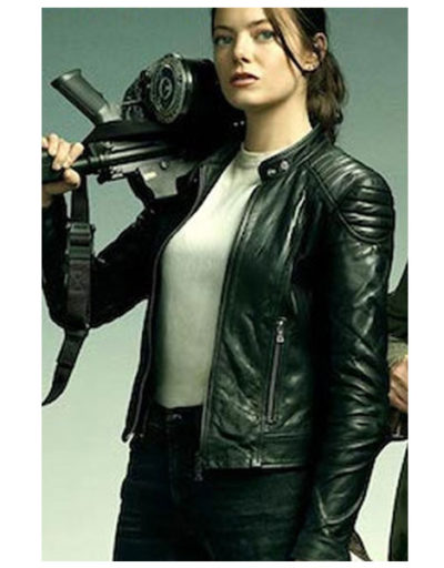 Zombieland Emma Stone Leather Jacket