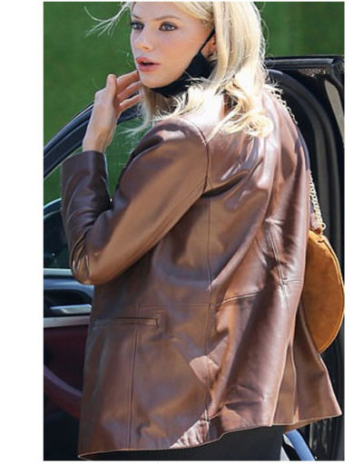 Charlotte McKinney Leather Jacket