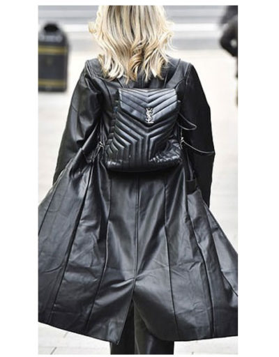 Heart FM Ashley Roberts leather Coat