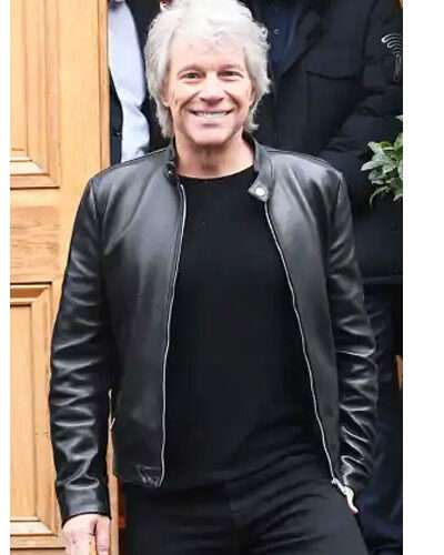 Jon Bon Jovi Abbey Road The Beatles iconic Leather Jacket
