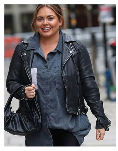 Scarlett Moffatt BBC Studios Leather Jacket