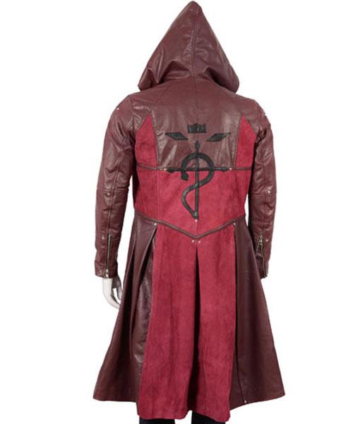 Fullmetal Alchemist Edward Elric Leather Trench Coat