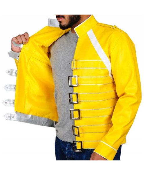 Yellow Leather Jacket