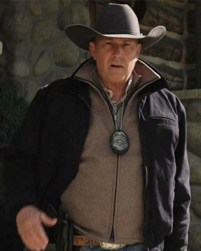Yellowstone John Dutton Blue Cotton Jacket