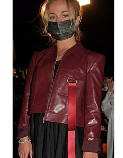 Amelia Windsor leather jacket