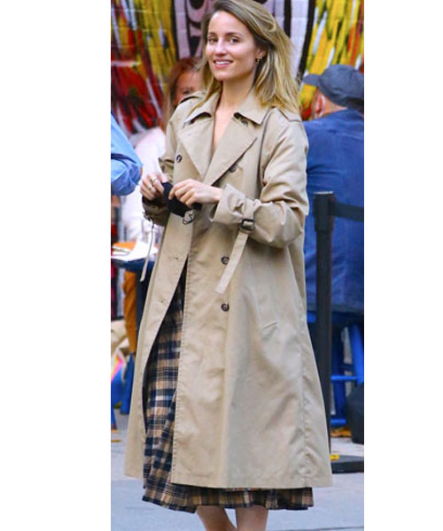 Dianna Agron Soho Cotton Coat