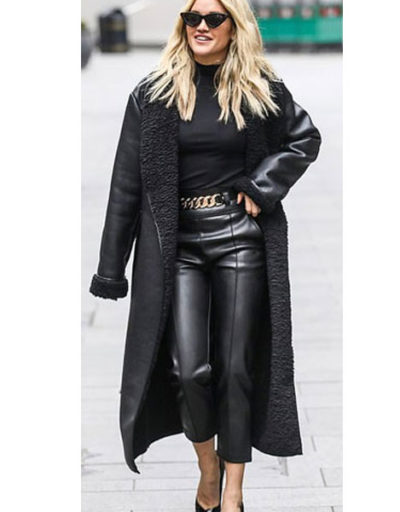 The Matrix Ashley Roberts FM Studios Leather Coat
