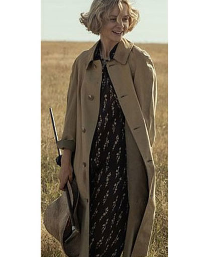 Edith Pretty The Dig Cotton Trench Coat