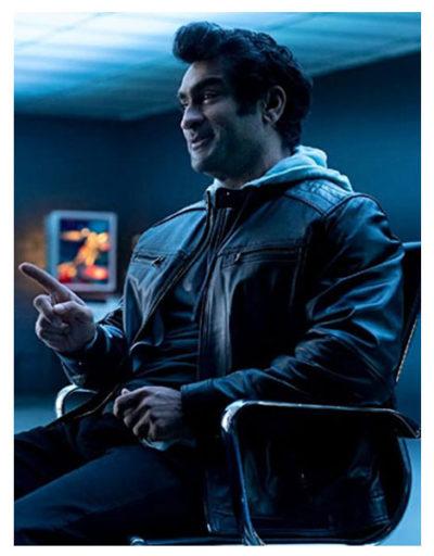 Kumail Nanjiani Death to 2020 Black Leather Jacket