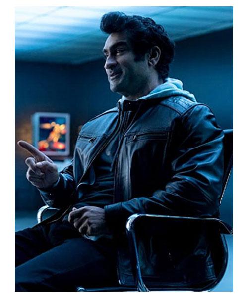 Kumail Nanjiani Death to 2020 Black Leather Jacket