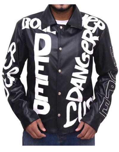 Cool As Ice 1991 Film Vanilla Ice Black Leather Jacket
