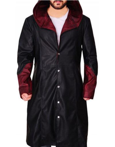 Devil May Cry 5 Dante Black and Maroon Coat
