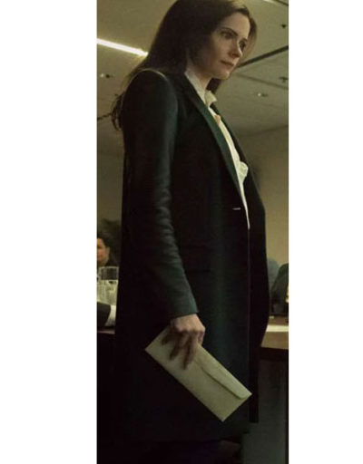 Elizabeth Tulloch Lois Lane 2021 Wool Coat