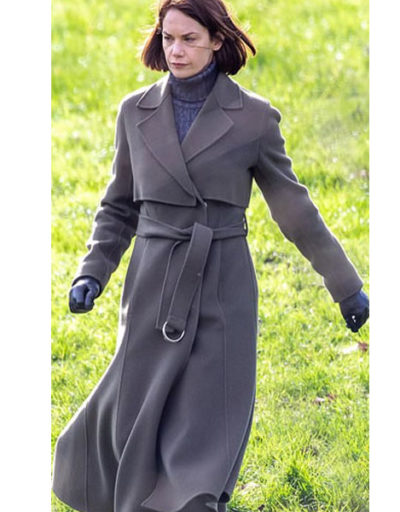 Ruth Wilson Oslo in a London Park Wool Coat