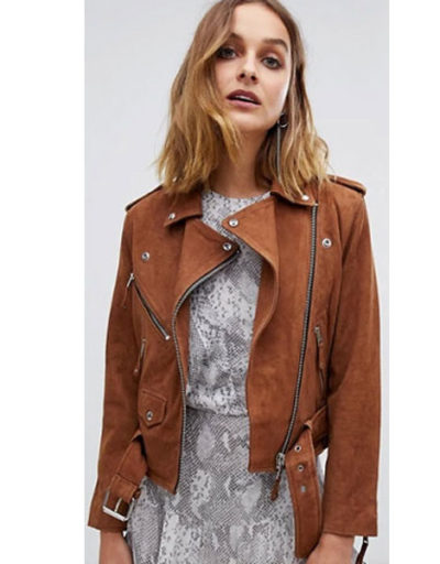 Superman & Lois Lane Elizabeth Tulloch Suede Leather Jacket
