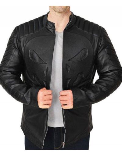 The Punisher Frank Castle Skull Leather Jacket