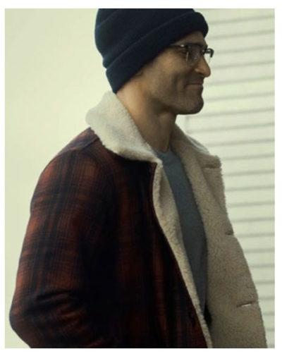 Tyler Hoechlin Clark Kent Shearling coat